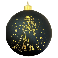 Disney Anna & Elsa - Kerstbal met Verlichting