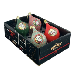 Disney Bauble Box 4 pcs Mickey & Minnie
