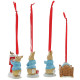 Peter Rabbit - Set Of 4 Hanging Ornaments