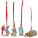 Peter Rabbit - Set Of 4 Hanging Ornaments