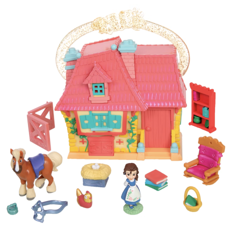Belle Cottage Disney Once Upon a Story Micro Playset, Beauty and the Beast