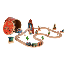 Big Thunder Mountain Wooden Train Set (49pcs)