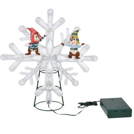 Chip 'n Dale Light-Up Festive Tree Topper