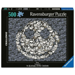 The Nightmare Before Christmas Challenge Jigsaw Puzzle King of Fright (500 pieces)