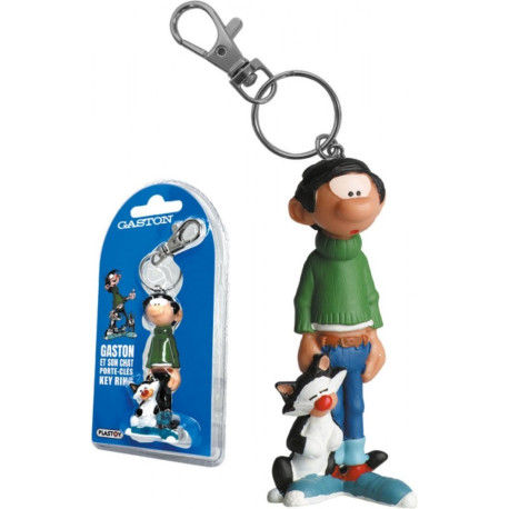 Guust Flater - Gaston met Kat Sleutelhanger