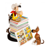 Lucky Luke: Lucky Luke & Rataplan with Pile of Albums Statue