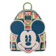 Disney Loungefly - Mickey Mouse Holiday 10" Faux Leather Mini Backpack