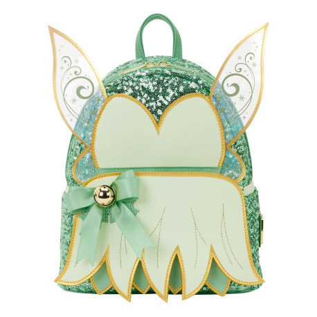 Loungefly Disney - Tinker Bell Holiday Cosplay Sequin 10" Faux Leather Mini Backpack