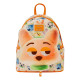 Loungefly Zootopia 2 - Nick Wilde Cotton Candy Cosplay All-Over Print 10" Faux Leather Mini Backpack