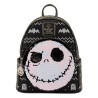 Loungefly The Nightmare Before Christmas - Jack Skellington Reversible Sequins 10" Faux Leather Mini Backpack