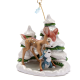 Bambi and Thumper Winter Sketchbook Ornament, Bambi