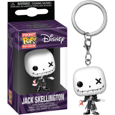 The Nightmare Before Christmas - Jack Skellington (Patchwork) Pocket Pop! Keychain