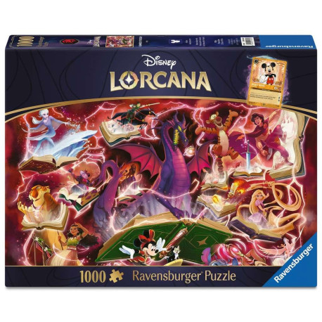 Disney Lorcana Jigsaw Puzzle Glimmers of the Realm: Ruby (1000 pieces)