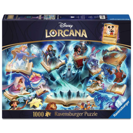 Disney Lorcana Jigsaw Puzzle Glimmers of the Realm: Sapphire (1000 pieces)