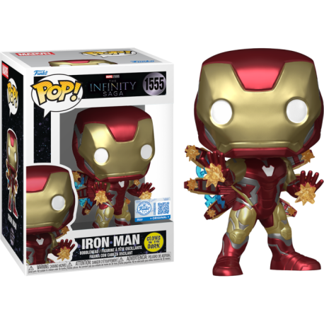Funko Pop 1555 Iron Man (Excl.)(Glow In The Dark), Avengers Endgame