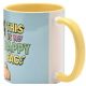 Garfield - This Is My Happy Face Mug