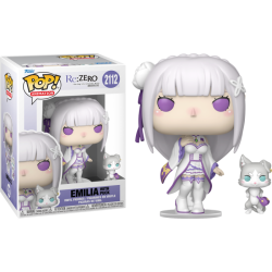 Funko Pop 2112 Emilia with Puck, Re:ZERO