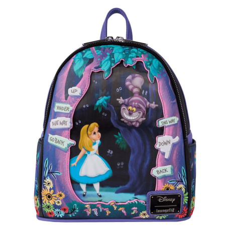 Loungefly Alice in Wonderland (1951) - Lenticular 10" Faux Leather Mini Backpack