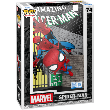 Funko Pop 74 Spider-Man, The Amazing Spider-Man Comic Cover