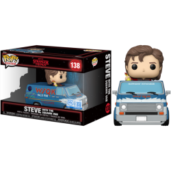 Funko Pop 138 Steve with the Squawk Van (Excl.), Stranger Things