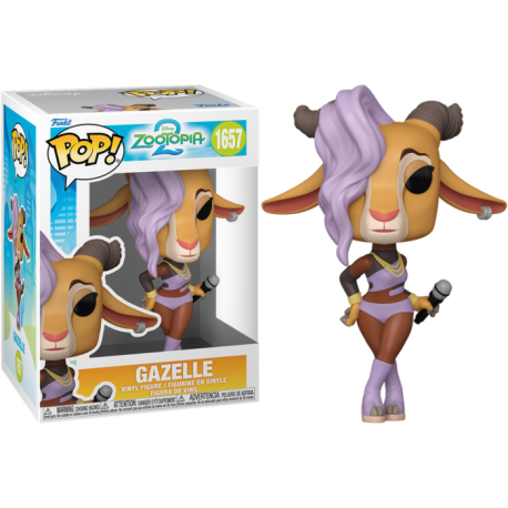 Funko Pop 1657 Gazelle, Zootopia 2