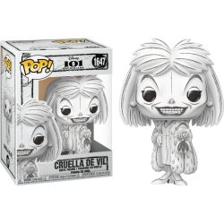Funko Pop 1647 Cruella de Vil (Sketched), 101 Dalmatians