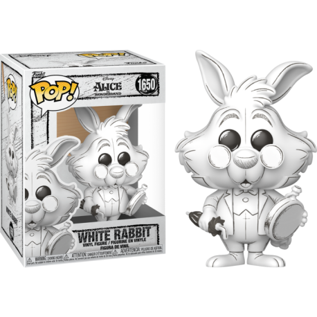 Funko Pop 1650 White Rabbit (Sketched), Alice in Wonderland