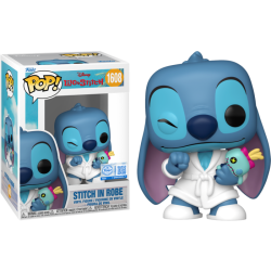 Funko Pop 1608 Stitch in Robe (Excl.), Lilo & Stitch