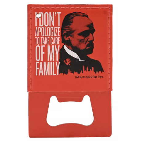 The Godfather Red 'Family' Steel Bottle Opener