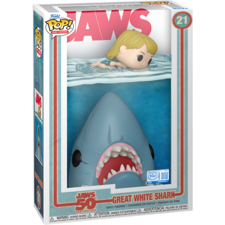 Funko Pop 21 Great White Shark (Excl.), Jaws Comic Cover