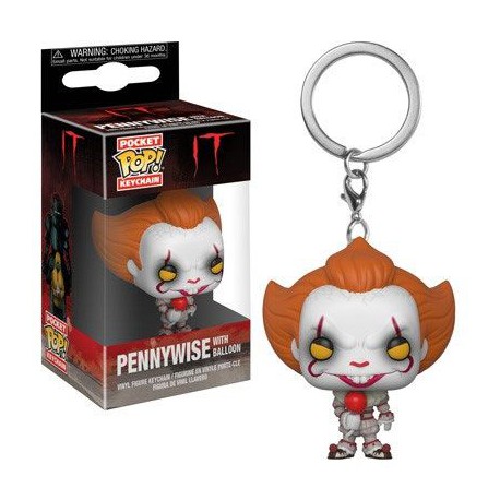 Stephen King's It 2017 Pocket POP! Vinyl Keychain Pennywise with Balloon 4 cm