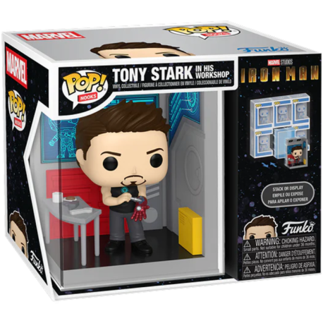 Marvel POP! Nooks Vinyl Figure Tony's Garage 9 cm