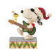 Jim Shore - Rock 'n' Roll Duo (Snoopy & Woodstock Christmas Rock) - Pean