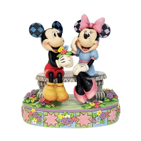 Disney Traditions - A Blooming Romance (Mickey And Minnie Bench)