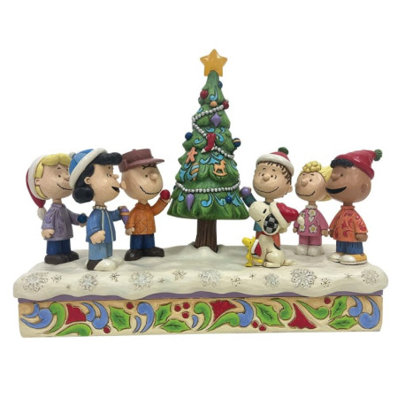 Jim Shore - O Christmas Tree (Charlie Brown & Friends LED Musical Christmas Figurine)