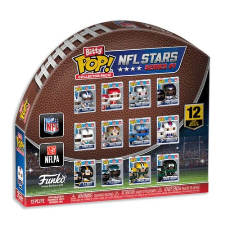NFL: Football - NFL Stars (Series 01) Bitty Pop! Vinyl Figure 12-Pack