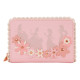 Loungefly Disney Princess - Floral Lace 4" Faux Leather Zip-Around Wallet