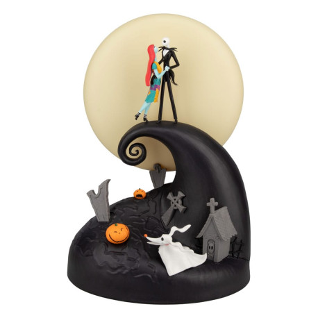 Nightmare before Christmas Diorama Lamp Jack & Sally