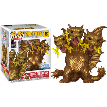 Funko Pop 1937 King Ghidorah (Super Sized)(Excl.), Godzilla