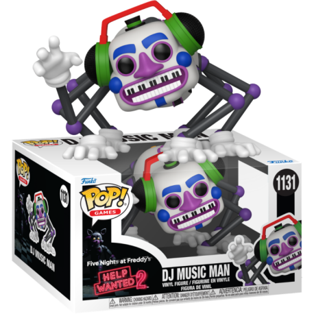 Funko Pop 1131 DJ Music Man (Premium), Five Nights At Freddy's 2