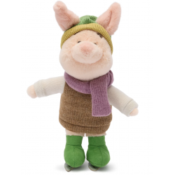 Disney Piglet Ice Skating Mini Bean Bag, Winnie the Pooh - 24cm