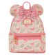 Loungefly Disney - Minnie Mouse Floral 10" Faux Leather Mini Backpack