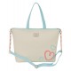 Loungefly Lilo & Stitch - Stitch & Angel True Love 9" Faux Leather Convertible Tote Bag