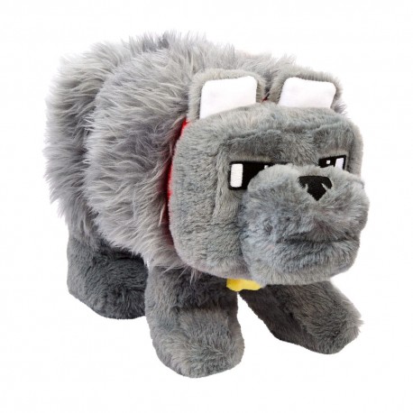 A Minecraft Movie Knuffel Dennis the Wolf 20 cm