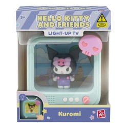 Sanrio Bedside Light TV Series Mini Figures Hello Kitty and Friends 8 cm - Kuromi