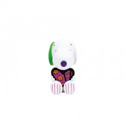 Pre-Order Snoopy With Britto Heart Figurine By Romero Britto