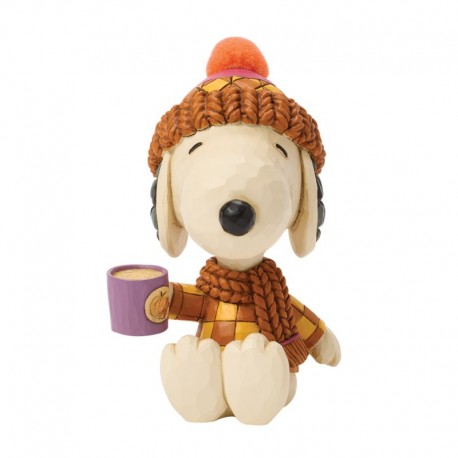 Pre-Order Taste Of Fall (Snoopy With Mug) Peanuts By Jim Shore