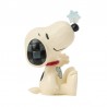 Pre-Order Snoopy Witrh Snowflake On Nose Mini - Peanuts By Jim Shore