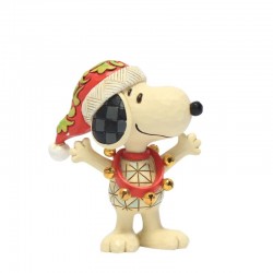 Pre-Order Snoopy With Bells Mini - Peanuts By Jim Shore