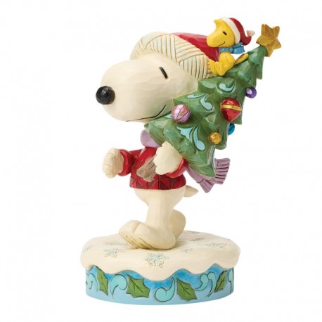 Pre-Order Our Little Tree (Snoopy And Woodstock With Tree) Peanuts By Jim Shore